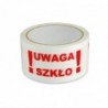 Taśma pakowa z nadrukiem "UWAGA SZKŁO" 48mm x 50m