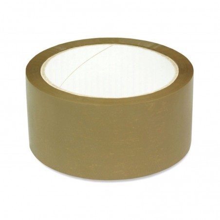 Taśma pakowa PVC brązowa 25mm x 60m