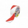 Taśma oznaczeniowa PVC biało-czerwona 50mm x 33m