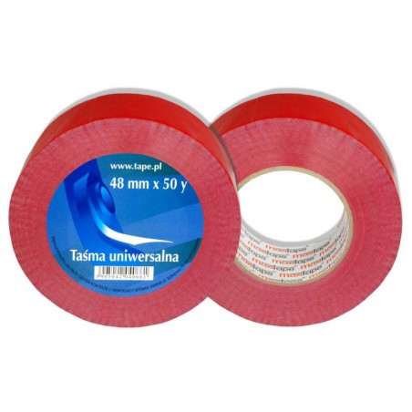 Taśma uniwersalna czerwona 48mm x 22m