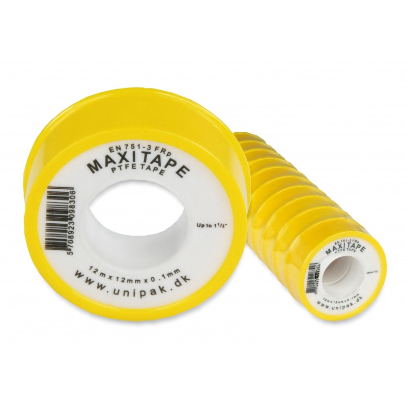 Taśma teflonowa MAXITAPE 0,1mm 12mm x 13,2m