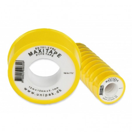 Taśma teflonowa MAXITAPE 0,1mm 12mm x 13,2m