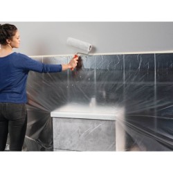 Folia z taśmą antychlap XL 58882 2600mm x 15m