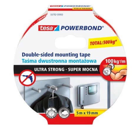 Taśma montażowa POWERBOND super mocna 55792 19mm x 5m