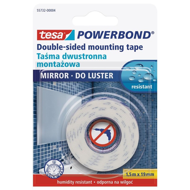 Taśma montażowa POWERBOND do luster 55732 19mm x 1,5m