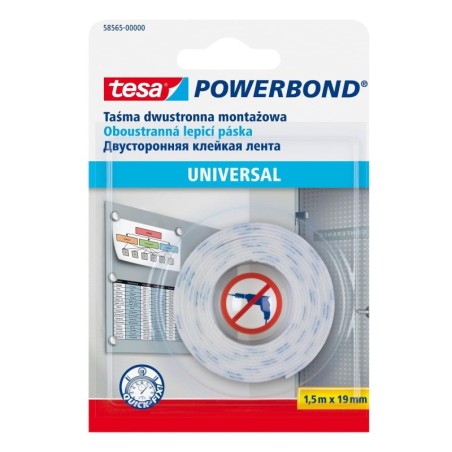 Taśma montażowa POWERBOND uniwersalna 58565 19mm x 1,5m