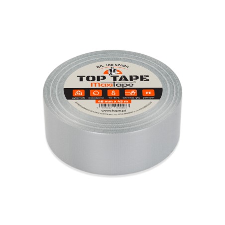 Taśma uniwersalna Top Tape 100 szara 48mm x 45m