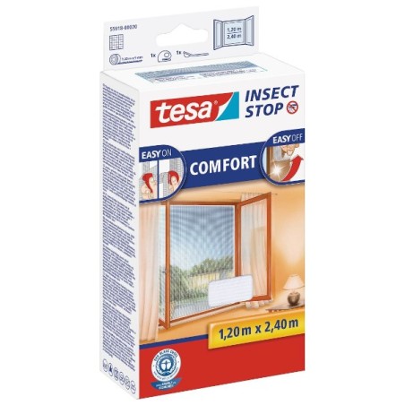 Moskitiera okienna COMFORT biała 55918 1,2 x 2,4m