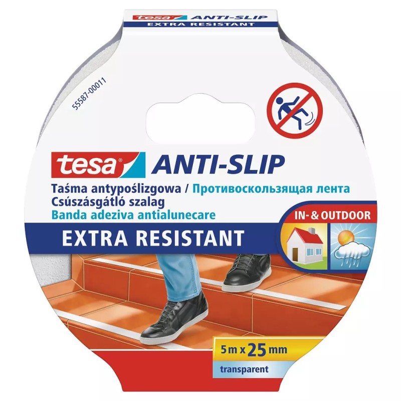 Taśma antypoślizgowa przeźroczysta 55587 25mm x 5m