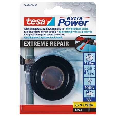 Taśma samowulkanizująca EXTREME czarna 56064 19mm x 2,5m