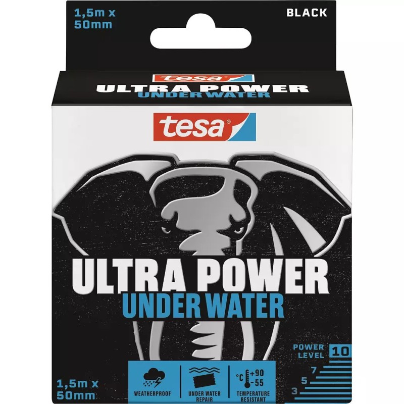 Taśma naprawcza ULTRA POWER UNDERWATER czarna 56491 50mm x 1,5m 