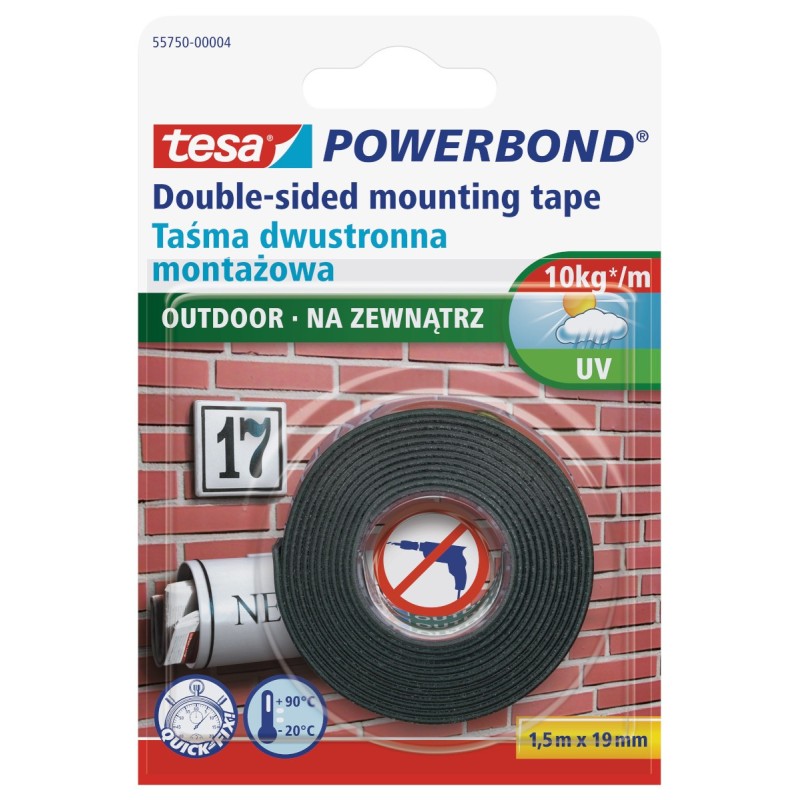 Taśma montażowa POWERBOND OUTDOOR 55750 19mm x 1,5m