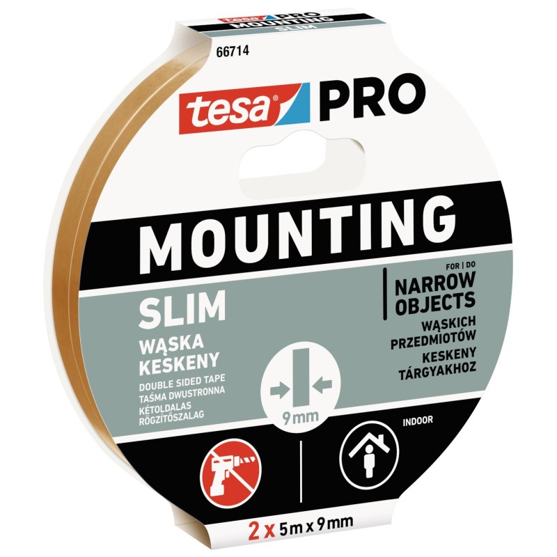 Taśma montażowa PRO Slim 66714 2x 9mm x 5m