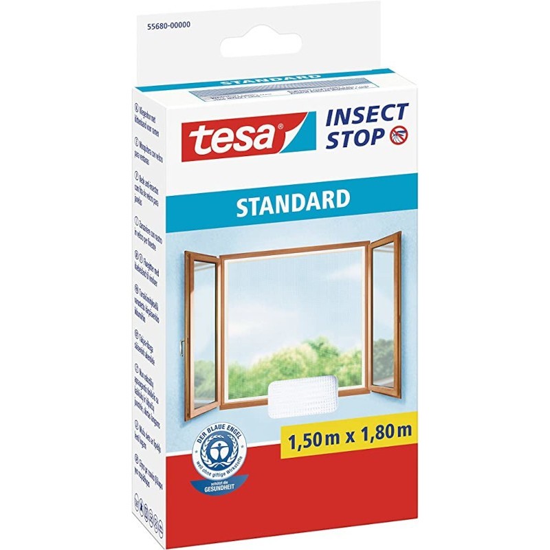 Moskitiera okienna STANDARD czarna 55680 1,5 x 1,8m