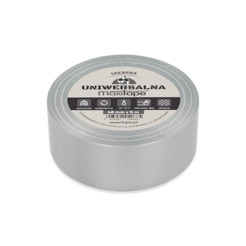 Taśma uniwersalna szara 48mm x 9m