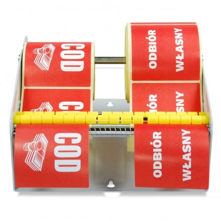 Dyspenser do etykiet metalowy PC1016 do 267mm ścienny