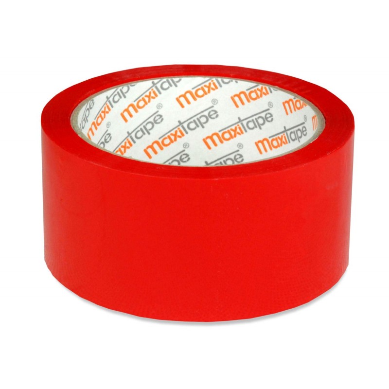 Taśma pakowa czerwona freezer 48mm x 54m