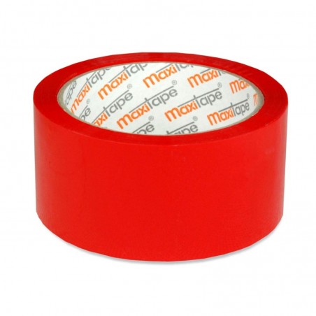 Taśma pakowa czerwona freezer 48mm x 54m