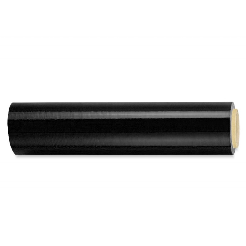Folia stretch czarna ręczna 2,4kg netto 